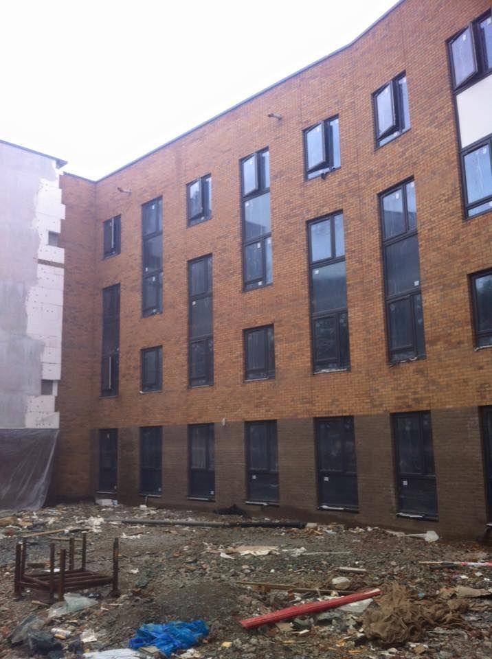 New build apartment block